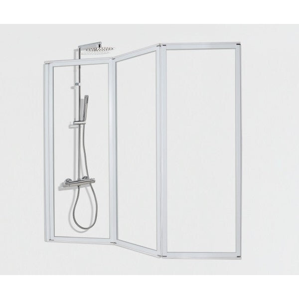 Sanotechnik - Wannenklappwand 130x121cm 4mm Glas