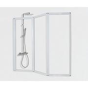 Sanotechnik - Wannenklappwand 130x121cm 4mm Glas