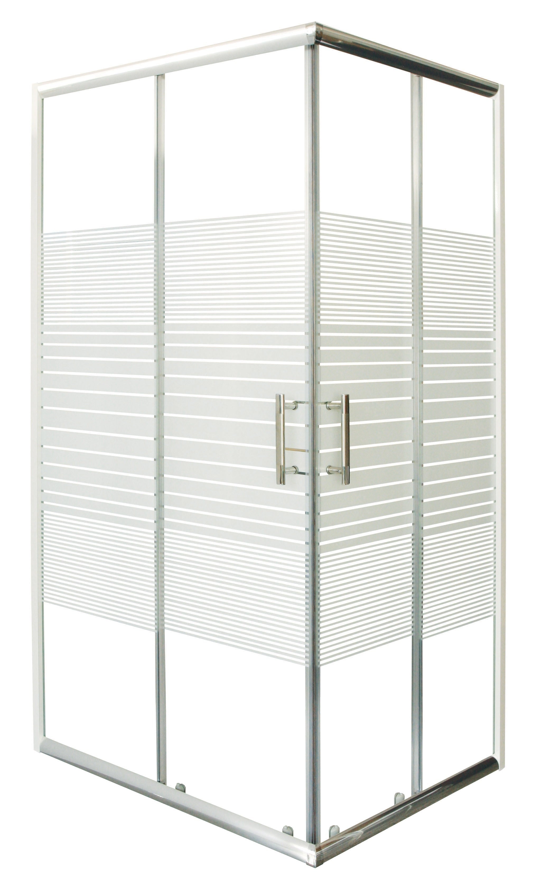 Sanotechnik - Eckduschkabine 78,5-79,5x98,5-99,5x185cm