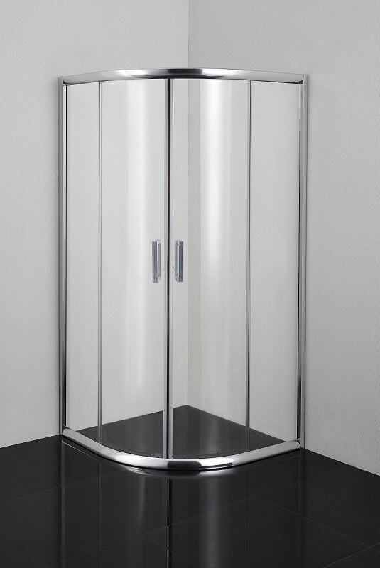 Sanotechnik - *Runddusche m.2 Schiebet. chrom 79-80x79-80x190cm Easy-Clean