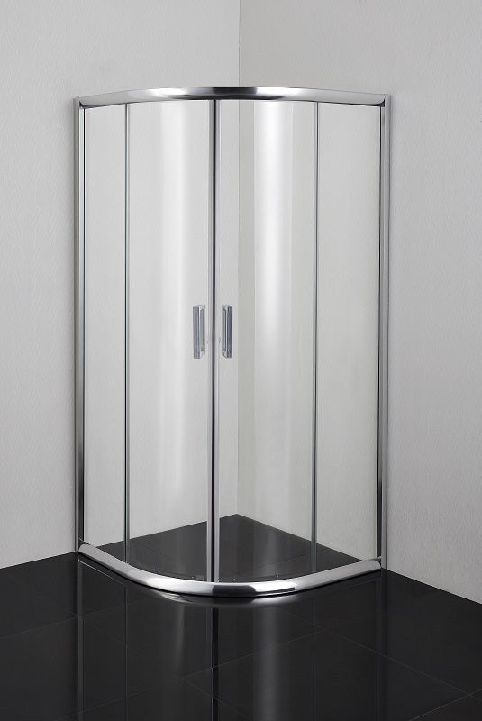 Sanotechnik - *Runddusche m.2 Schiebet. chrom 79-80x79-80x190cm Easy-Clean
