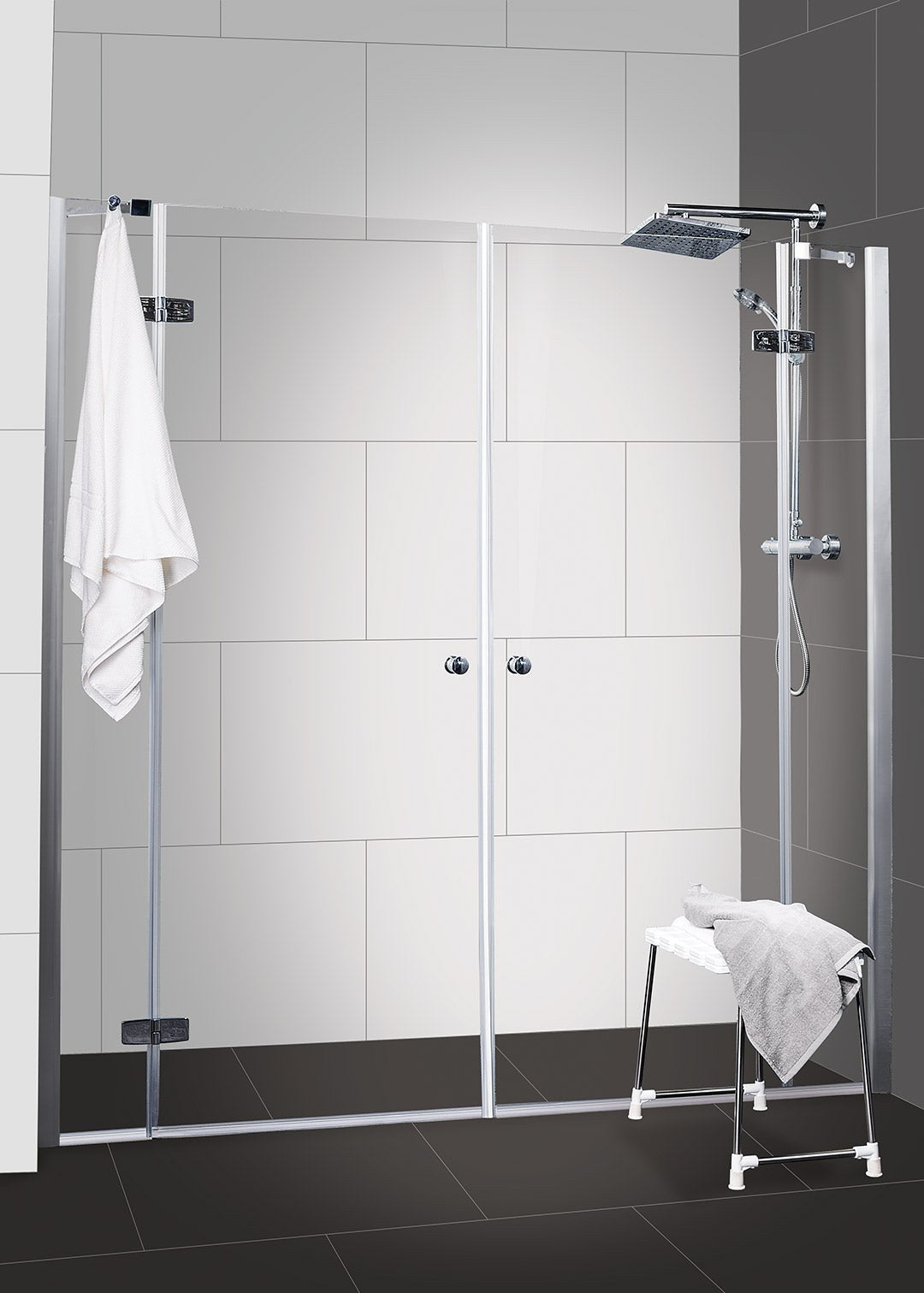 Sanotechnik - Schwenktüre links f.DK 75-77x195cm