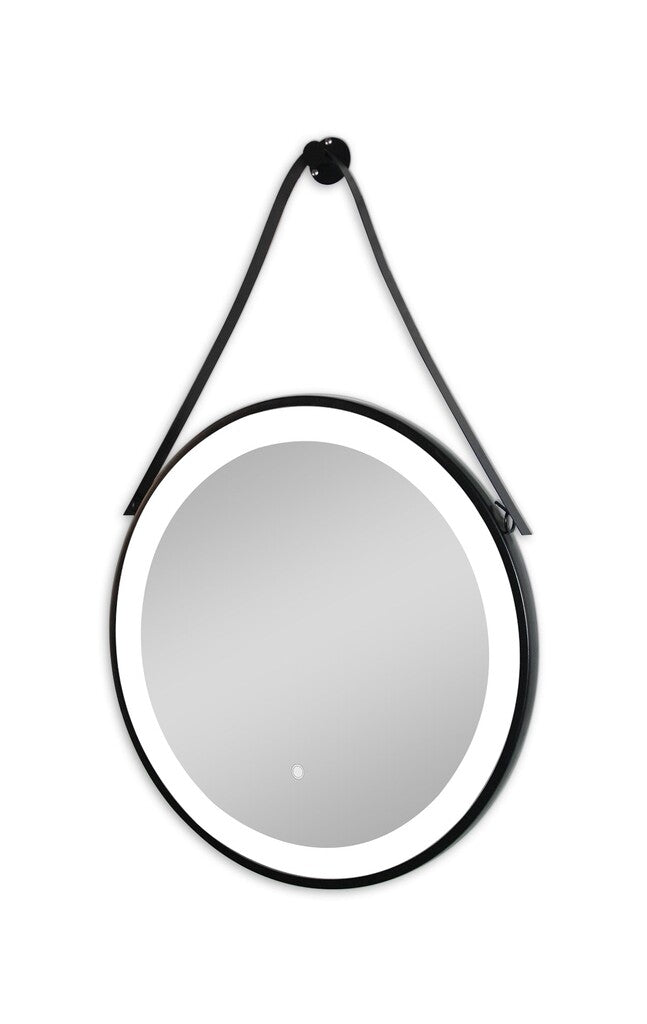 Sanotechnik - Spiegel m. indirekter Beleuchtung 60x60cm in schwarz