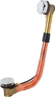 Sanotechnik - Ab-u.Überlauf-Wannengar.60cm messing