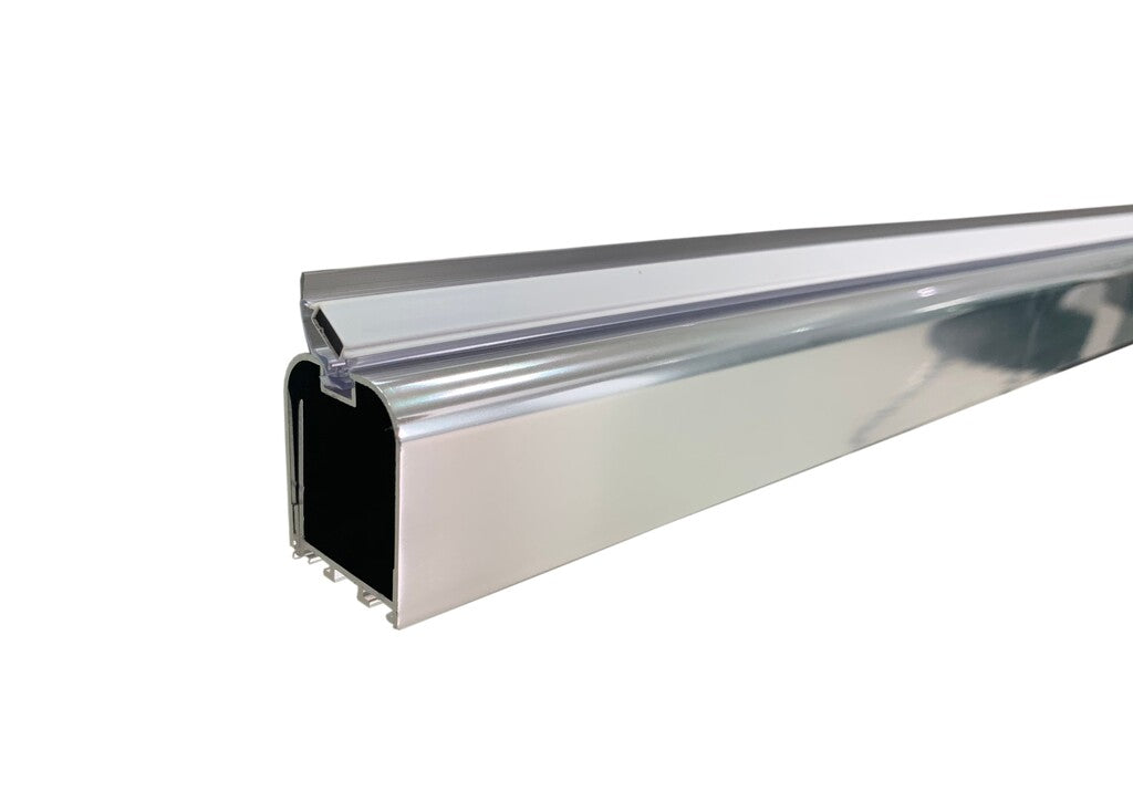 Sanotechnik - Wandprofil chr.inkl.Magnetdichtung  4,5-5,5x195cm