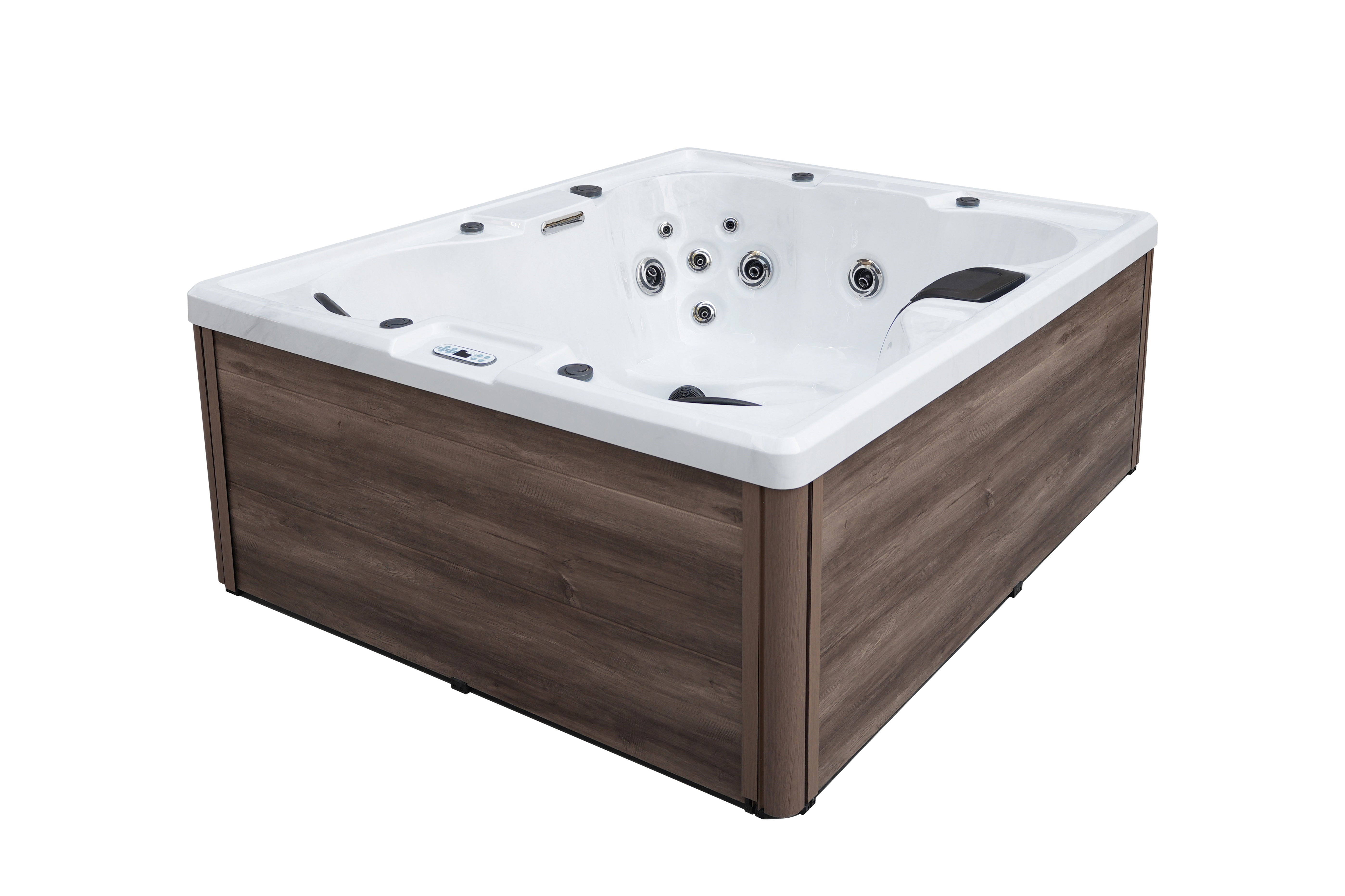 SANOTECHNIK I Outdoorwhirlpool Catania WHITE MARBLE inkl. Abdeckung