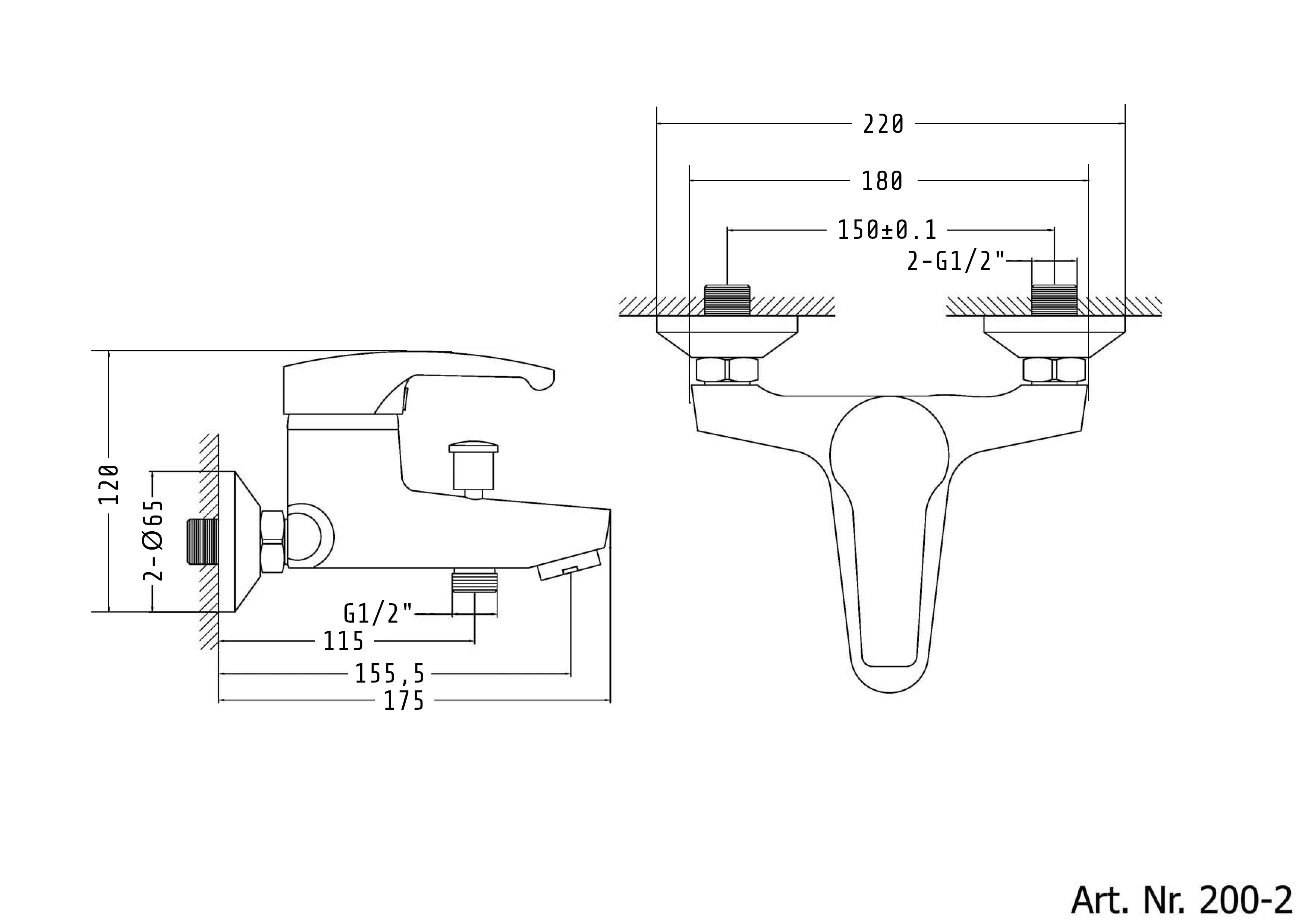 Sanotechnik SANOCOMO Badewannen Armatur Sanotechnik