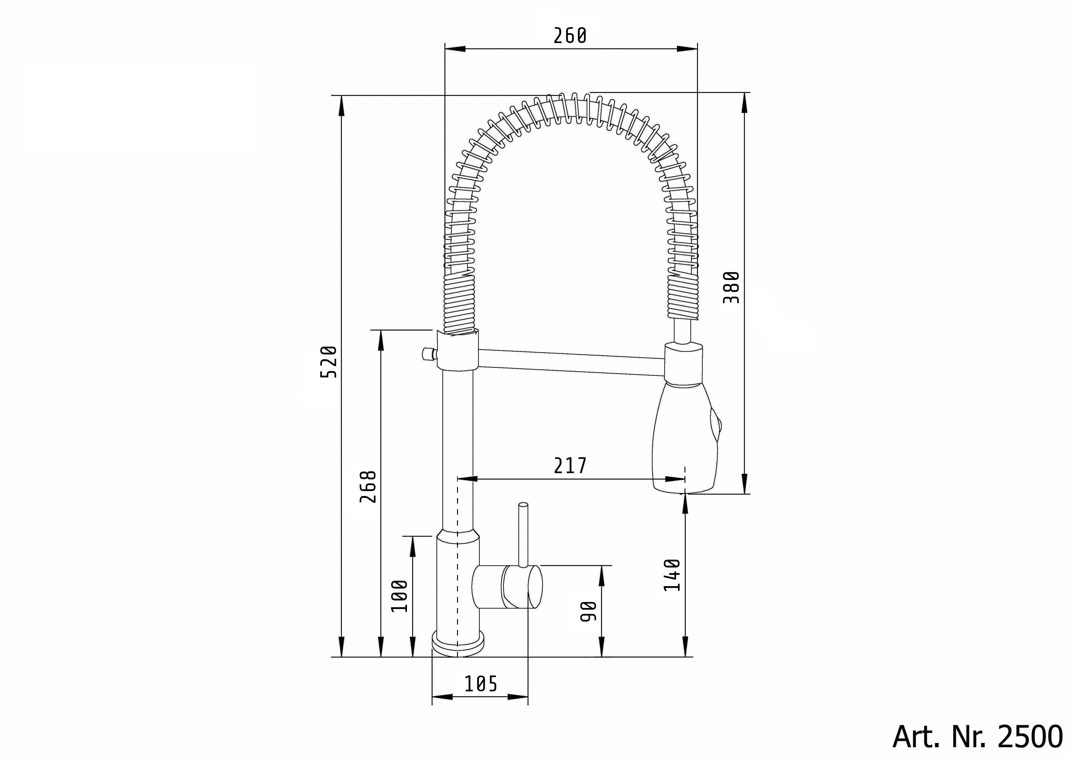 Sanotechnik SANOTREND Spültisch Armatur Sanotechnik