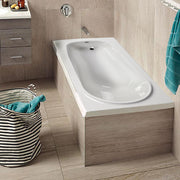Sanotechnik ALBA Badewanne Sanotechnik, Füllmenge 115Liter, 140x70x44 cm, Körperformwanne