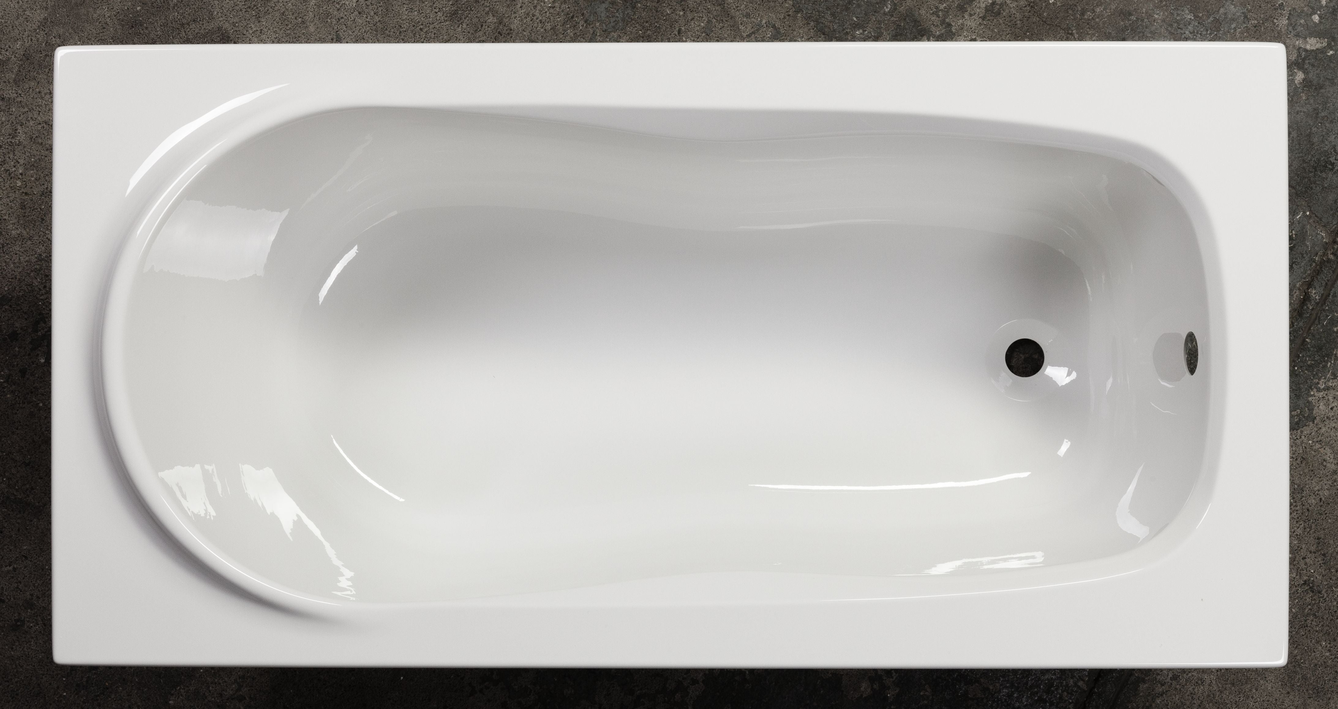 Sanotechnik ALBA Badewanne Sanotechnik, Füllmenge 115Liter, 140x70x44 cm, Körperformwanne