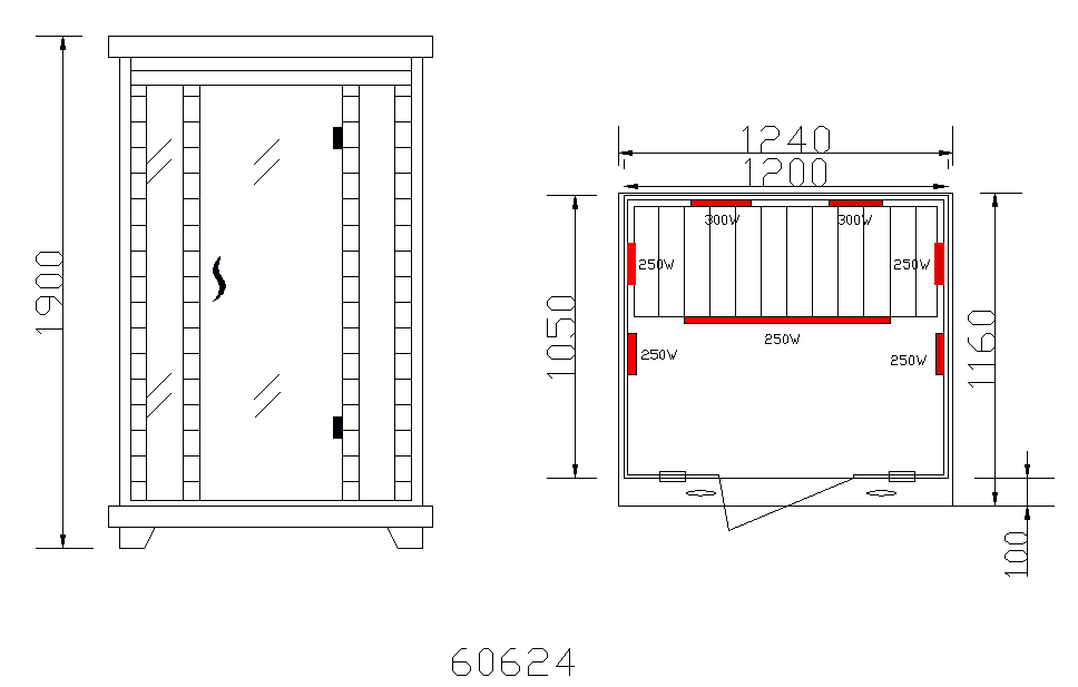 Sanotechnik Infrarotkabine KOMFORT Sanotechnik