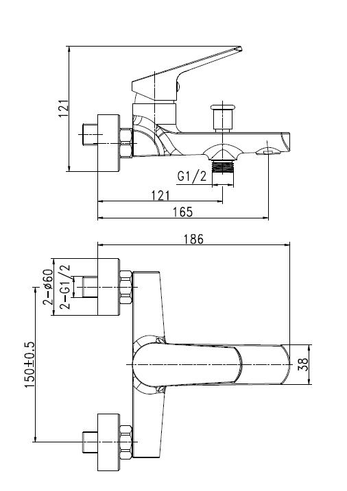 Sanotechnik SANOSOHO Badewannen Armatur Sanotechnik