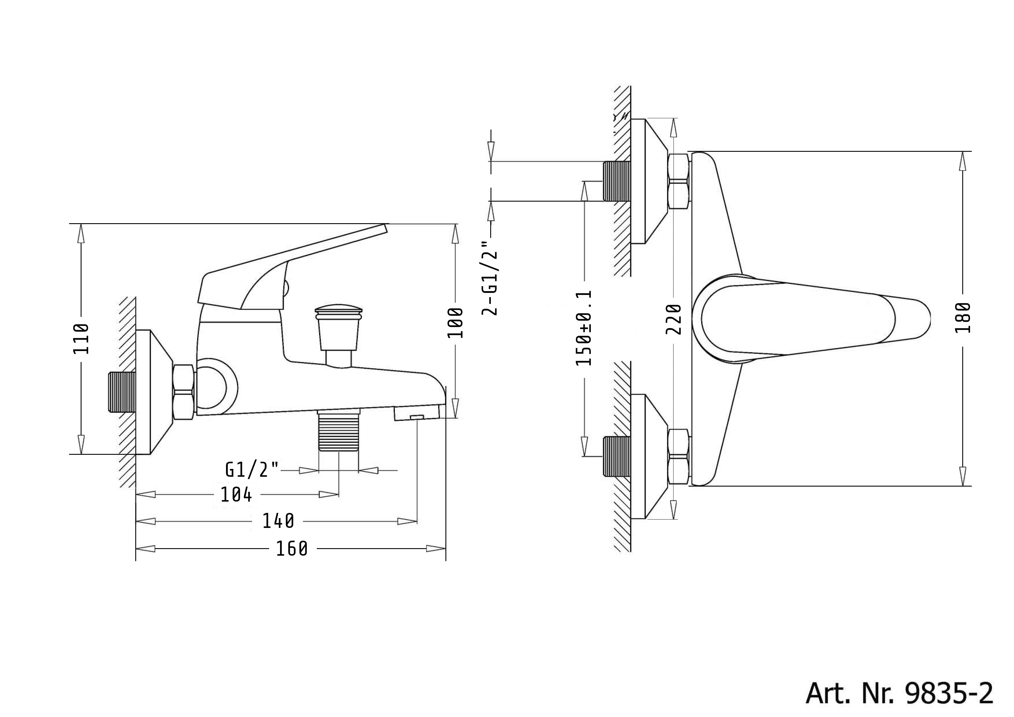 Sanotechnik SANOTOP Badewannen Armatur Sanotechnik