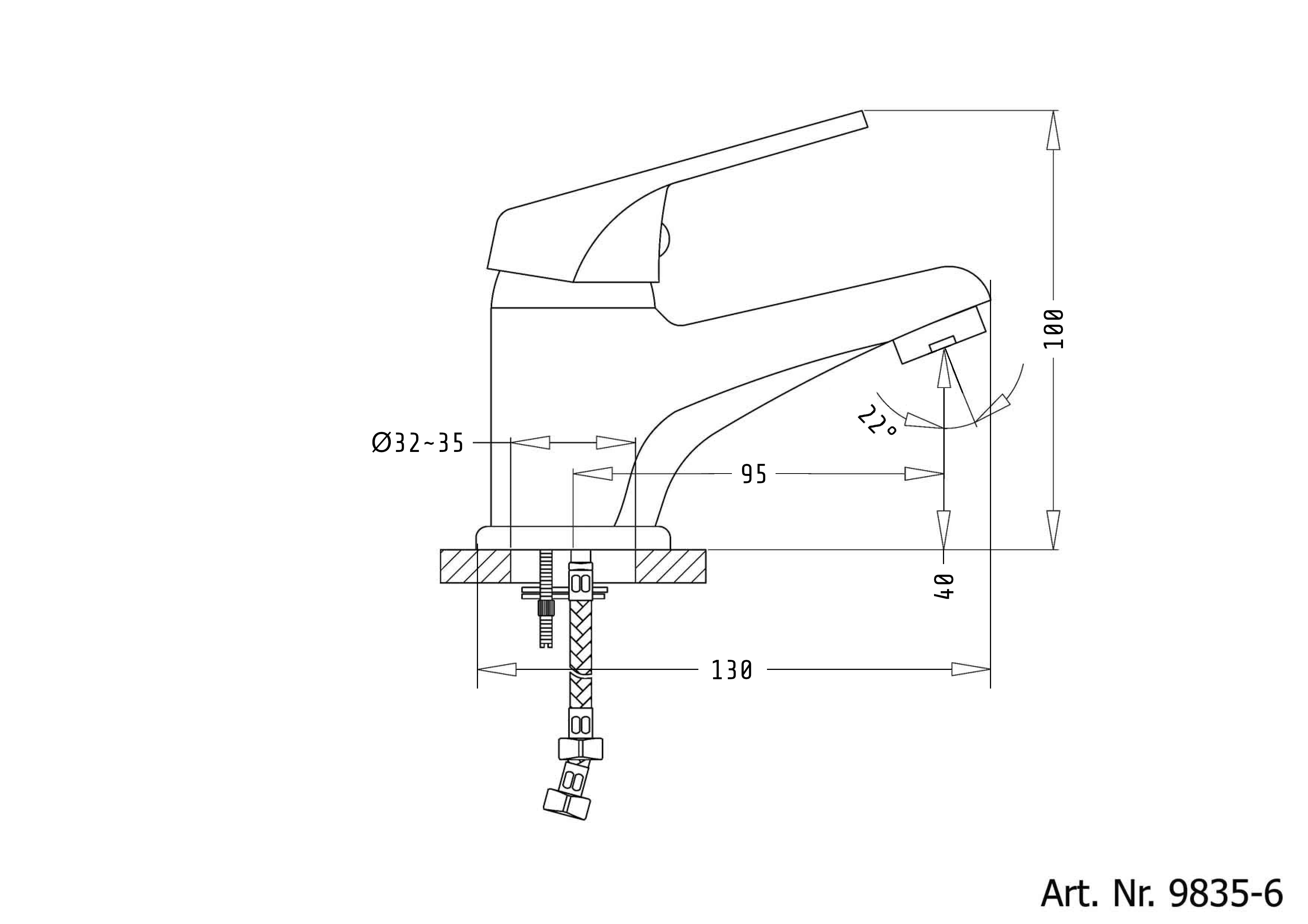 Sanotechnik SANOTOP Waschbecken Armatur Sanotechnik