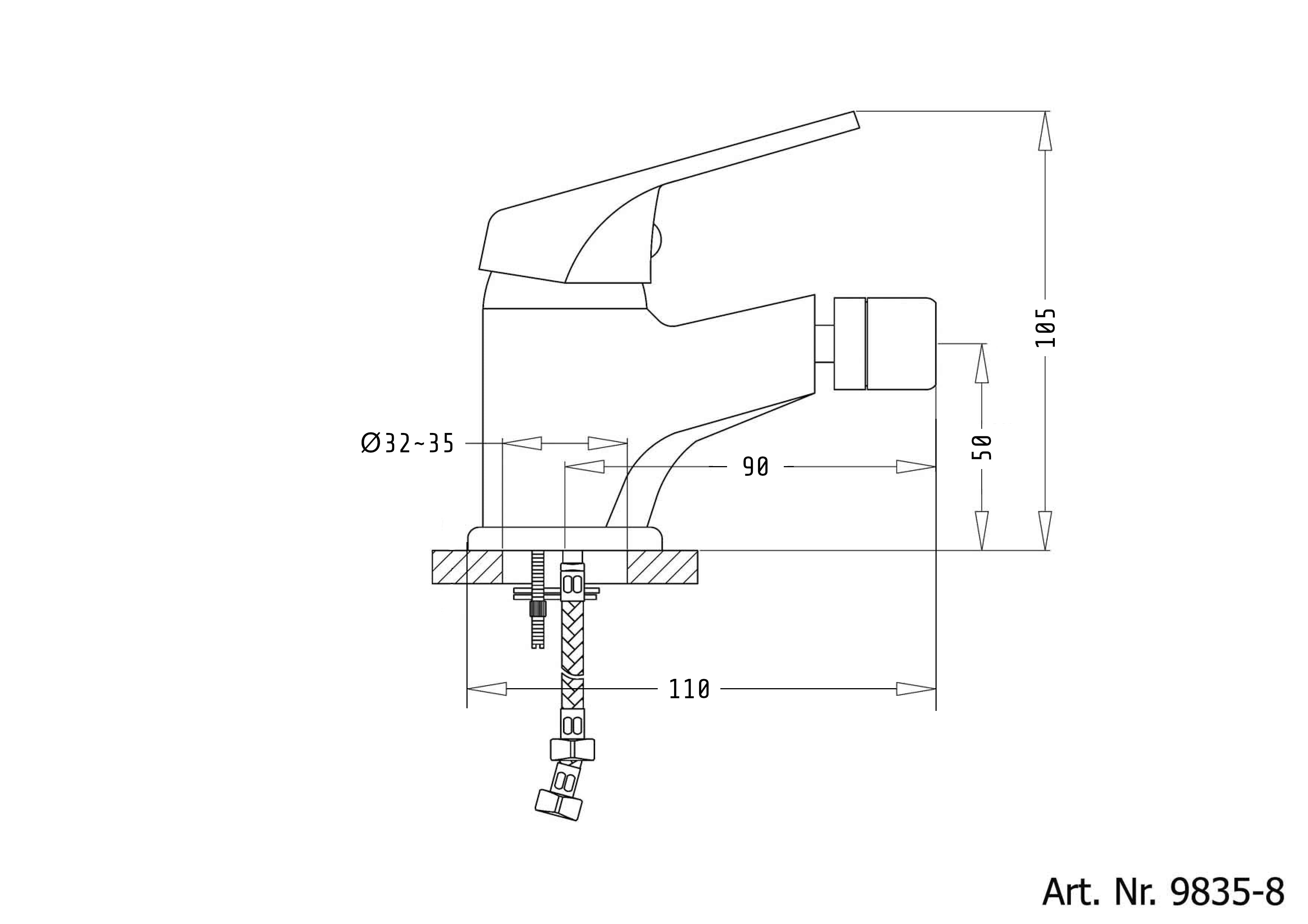Sanotechnik SANOTOP Bidet Armatur Sanotechnik