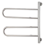 Elektrischer Handtuchwärmer Silber 65 x 60 cm