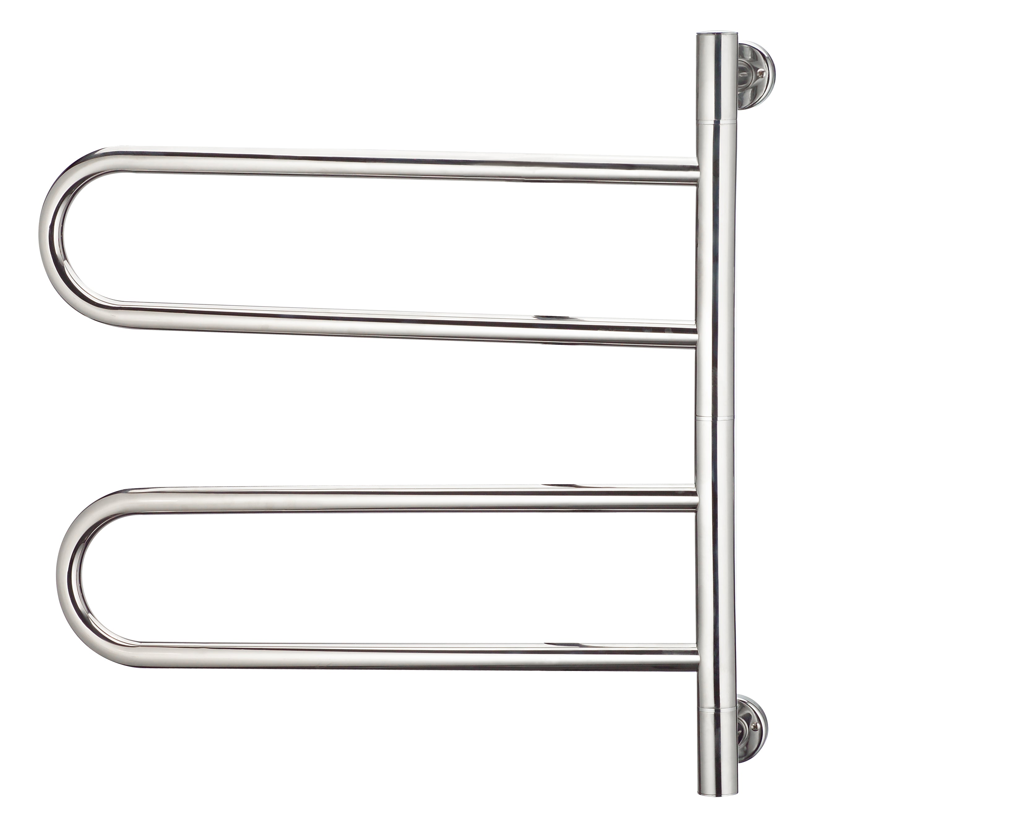 Elektrischer Handtuchwärmer Silber 65 x 60 cm