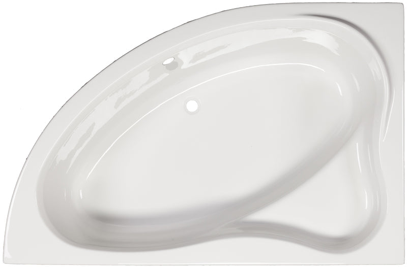 Sanotechnik KRK Eckbadewanne, Füllmenge 135L, 150x98x40cm, Eckbadewanne, Links