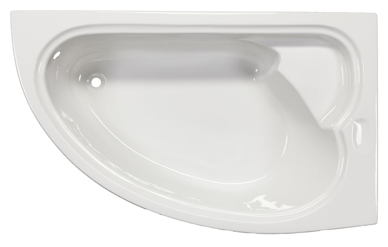 Sanotechnik LIVERPOOL Eckbadewanne Sanotechnik, Sitzfläche, Füllmenge 155L, 165x95x45,5cm