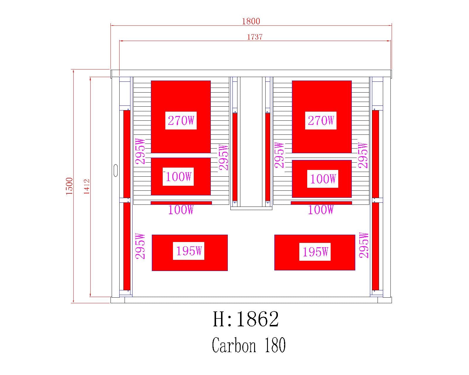 Sanotechnik Infrarotkabine CARBON 2 Sanotechnik