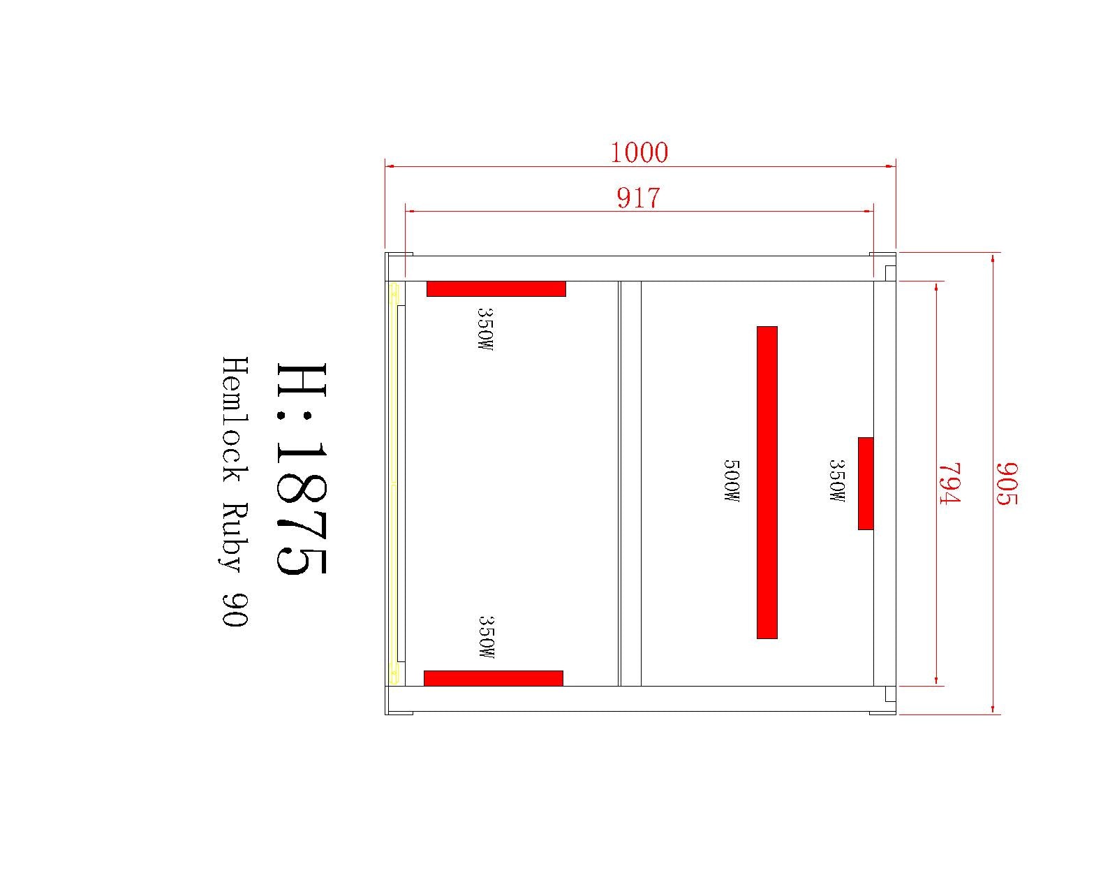 Sanotechnik Infrarotkabine RUBY 1 Sanotechnik