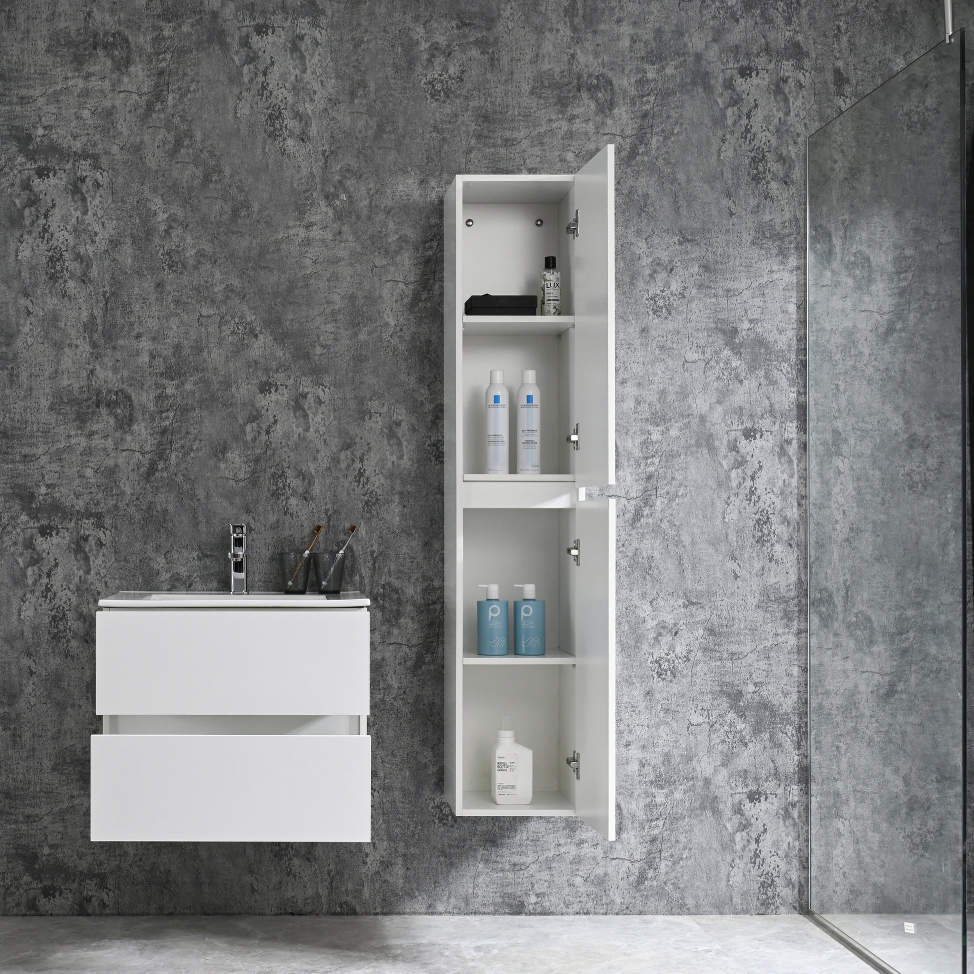 Badezimmer Hochschrank CORBO Sanotechnik