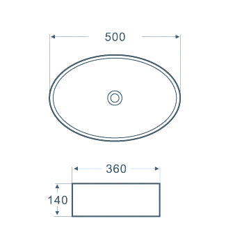 Sanotechnik Keramik Aufbauwaschtisch Sanotechnik