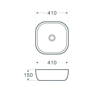 Sanotechnik Keramik Aufbauwaschtisch Sanotechnik