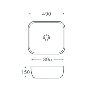 Sanotechnik Keramik Aufbauwaschtisch Sanotechnik