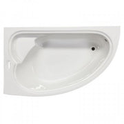 Sanotechnik LONDON Eckbadewanne Sanotechnik, Sitzfläche, Füllmege 155L, 165x95x45,5 cm