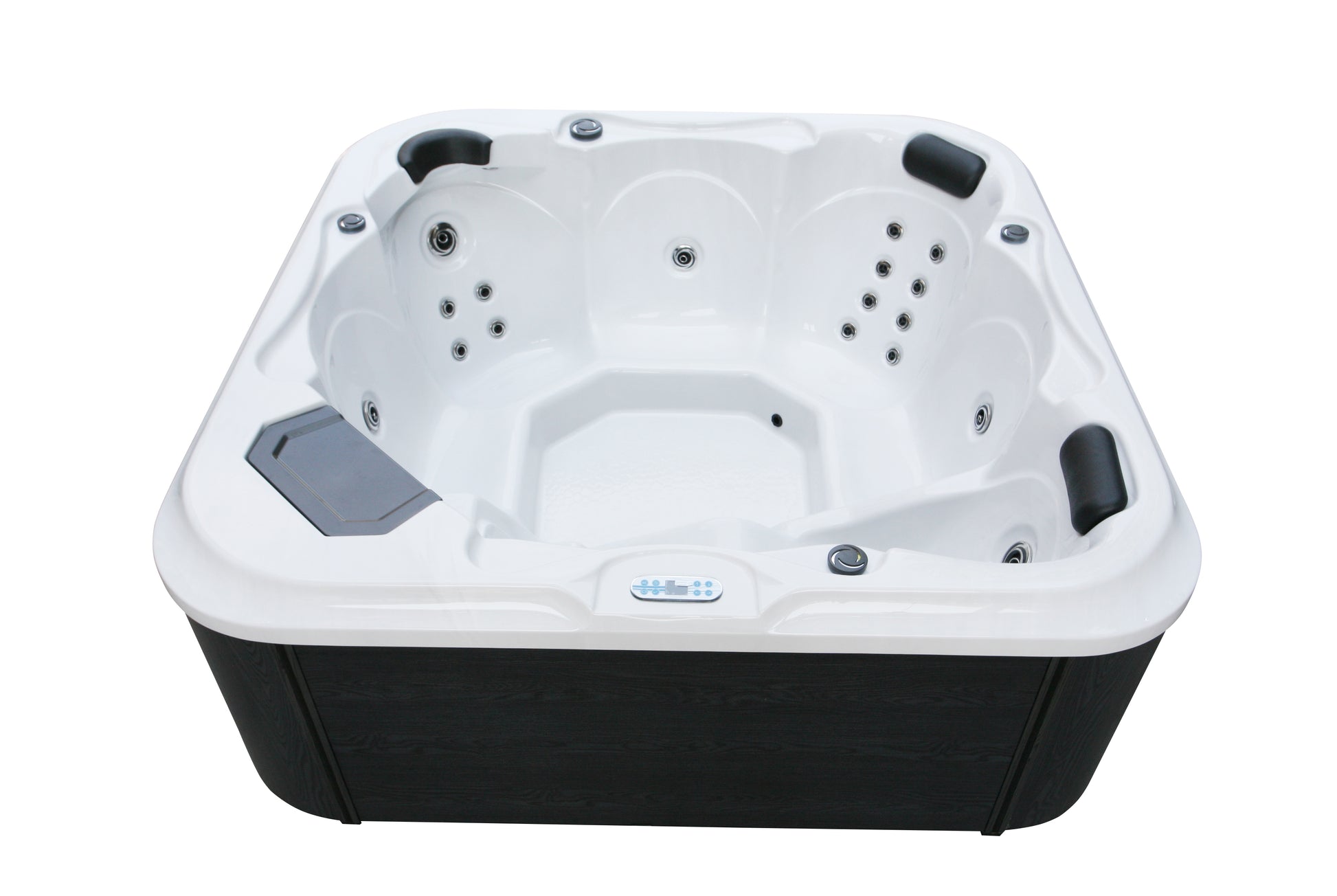 Sanotechnik Whirlpool Tirol mit 28 Massagedüsen für 6 Personen mit Bluetooth Audio System und LED Beleuchtung
