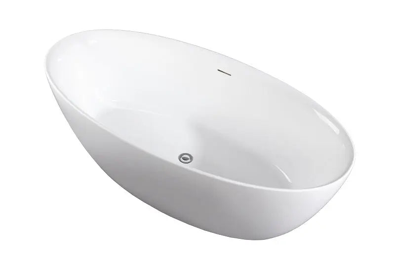 MIAMI Badewanne - freistehend weiss