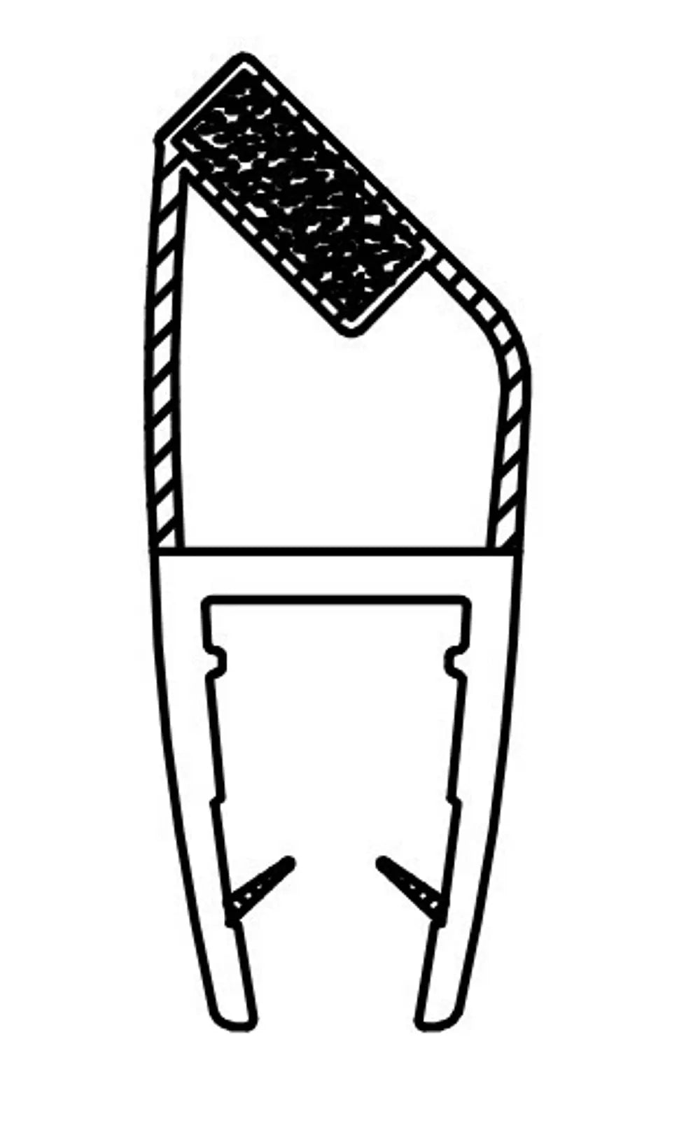 Sanotechnik Magnetdichtungen für Eckduschkabinen Sanotechnik