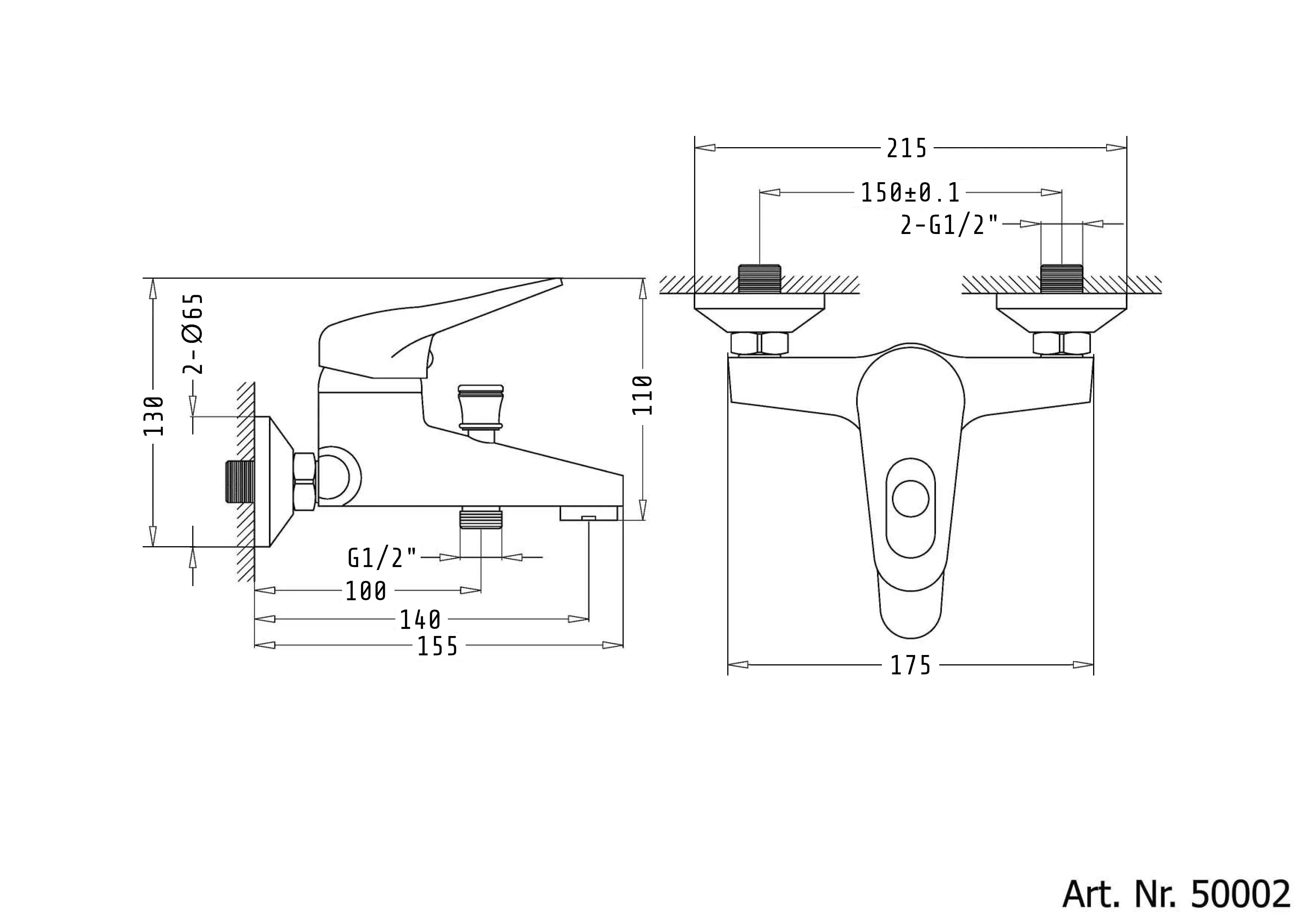 Sanotechnik SANOREKORD Badewannen Armatur Santotechnik
