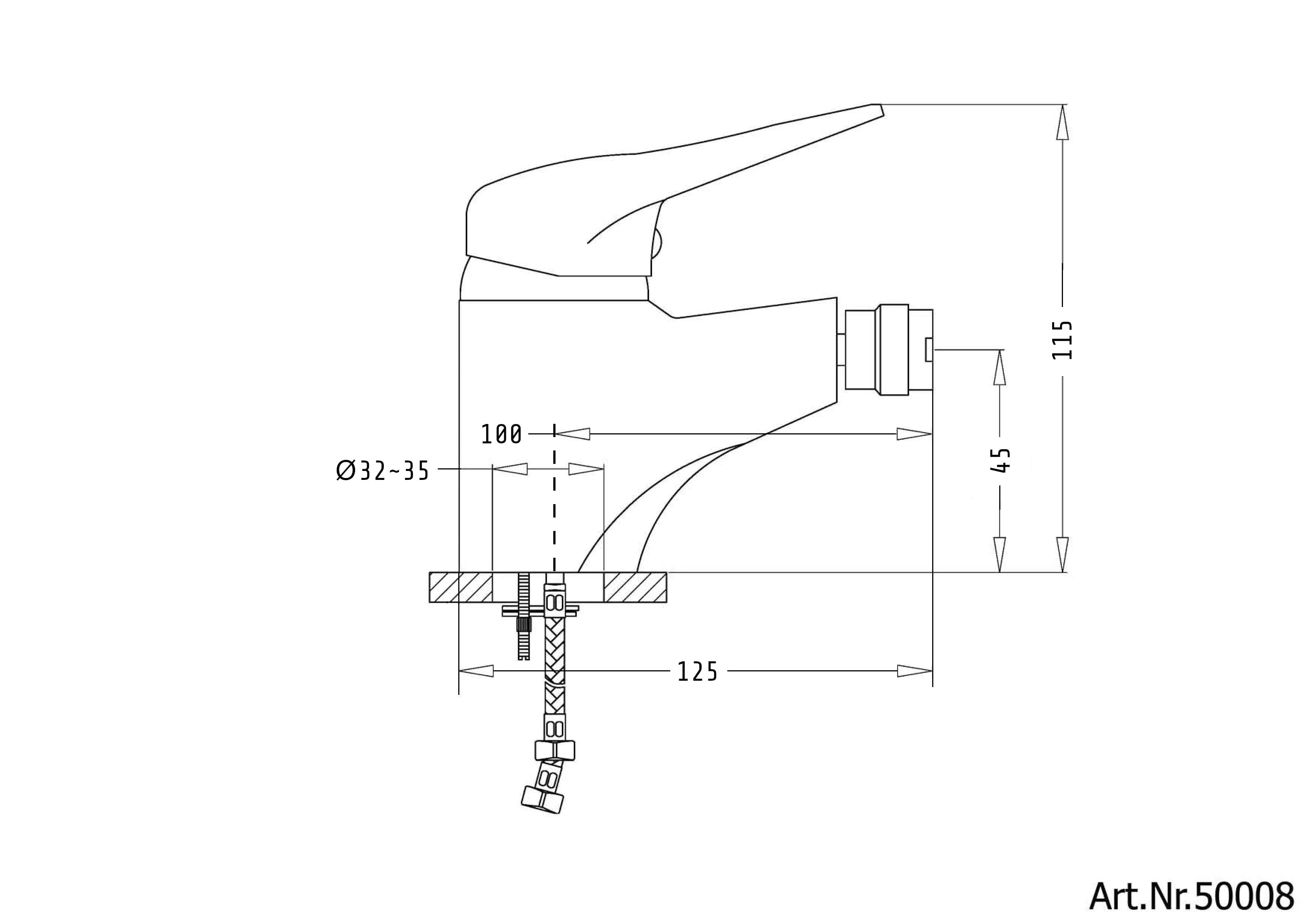 Sanotechnik SANOREKORD Bidet Armatur Sanotechnik