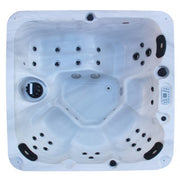 Sanotechnik Whirlpool PALMA mit 32 Massagedüsen für 5 Personen mit Radio, Bluetooth, Lautsprecher und LED Beleuchtung