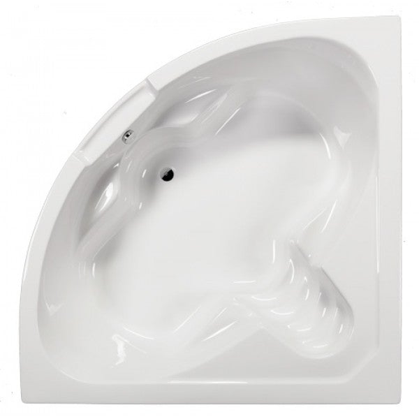 Sanotechnik RIVIERA 140 Eckbadewanne Sanotechnik, Füllmenge 200L, 140x140x47cm, Sitzfläche