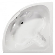 Sanotechnik RIVIERA 150 Eckbadewanne Sanotechnik, Füllmenge 220L, 150x150x47,5cm, Sitzfläche