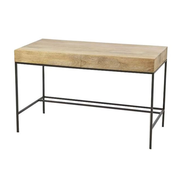 Schreibtisch aus Teak Holz Bauprofi