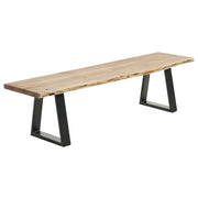 Sitzbank aus Teak Holz Bauprofi