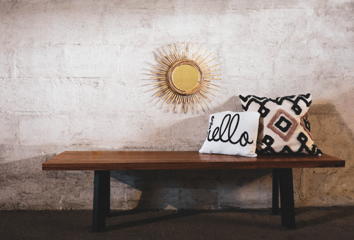 Sitzbank aus Teak Holz Bauprofi