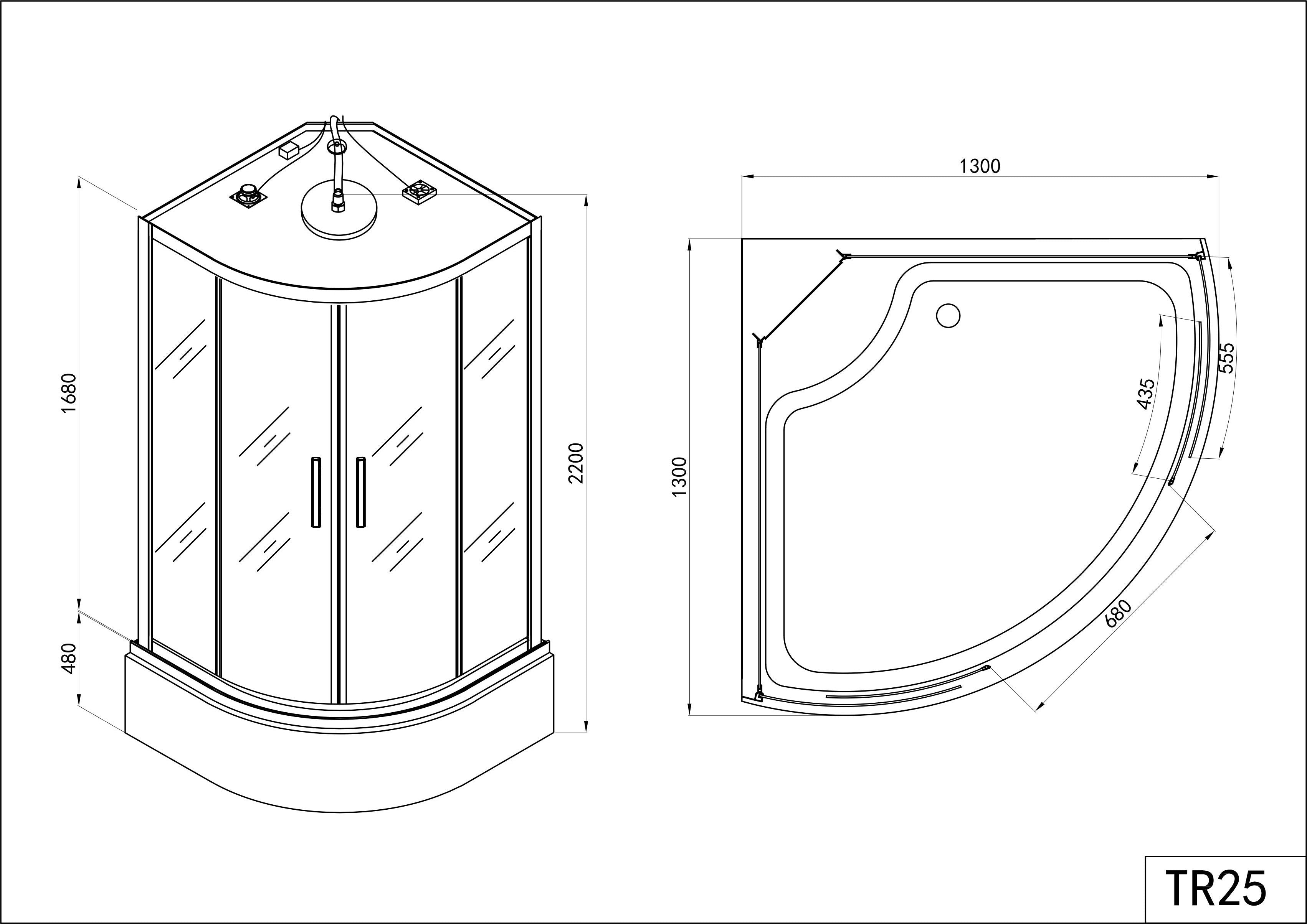 Sanotechnik CUBA Komplettduschkabine Sanotechnik