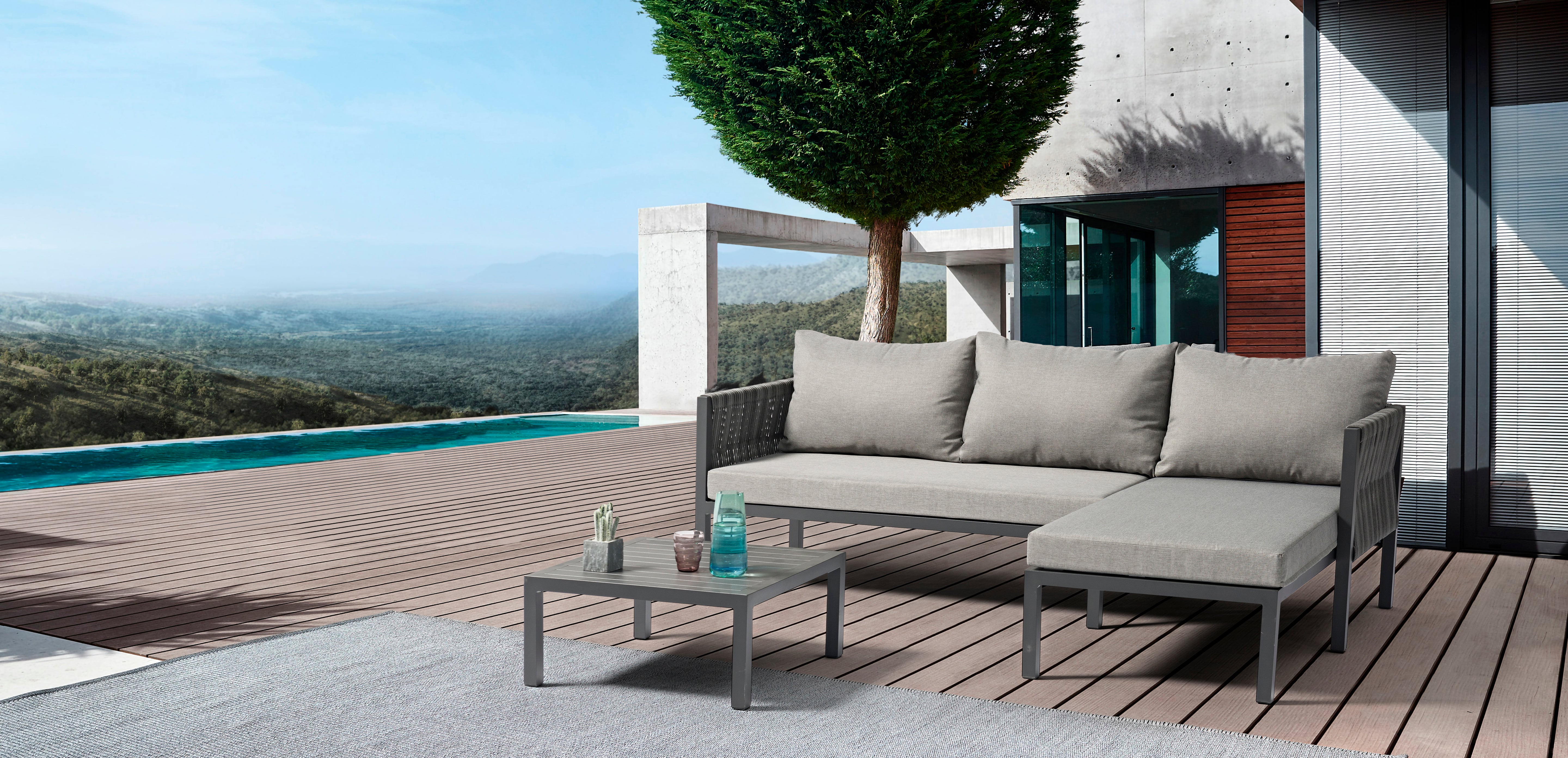 Gartenmöbel Lounge Set - TOLEDO