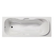Sanotechnik FIJI Badewanne Sanotechnik, Füllmenge 130L, 170x75x42cm, Körperformwanne, Abfluss Rand