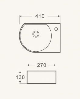 Sanotechnik Keramik Aufbauwaschtisch Sanotechnik