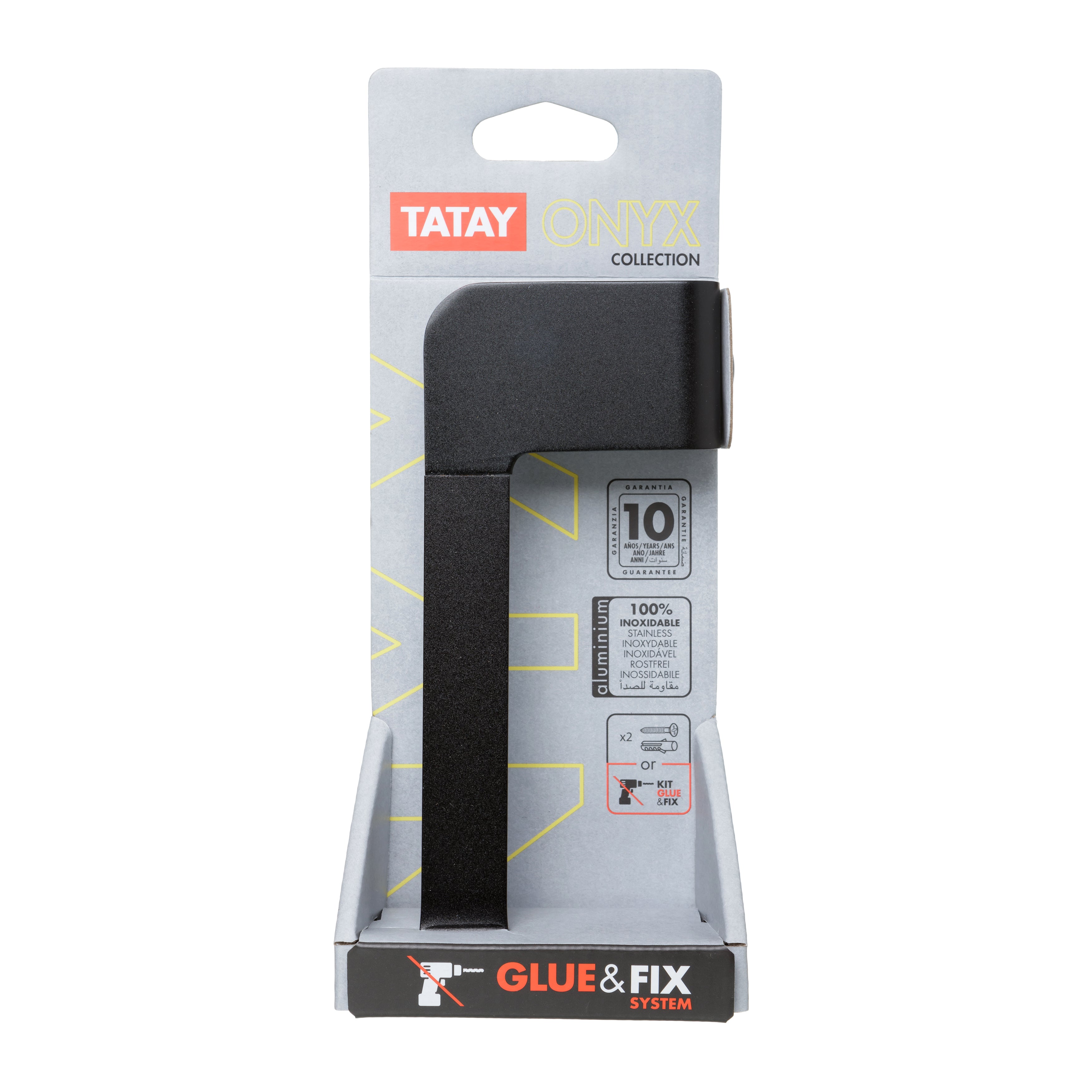 Tatay ONYX Toilettenpapierhalter ohne Deckel Tatay