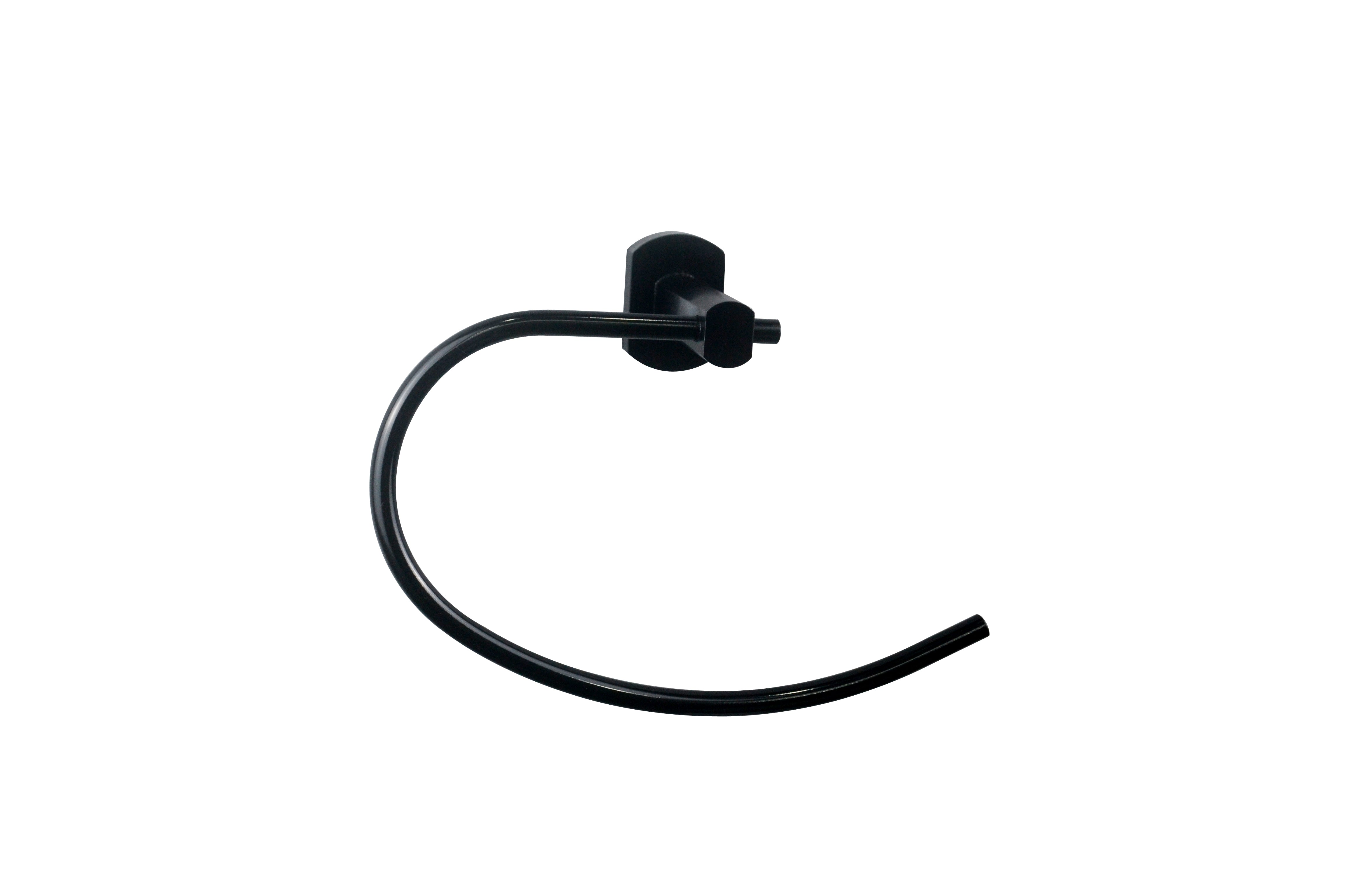 Sanotechnik Handtuchring, Mattschwarz Sanotechnik