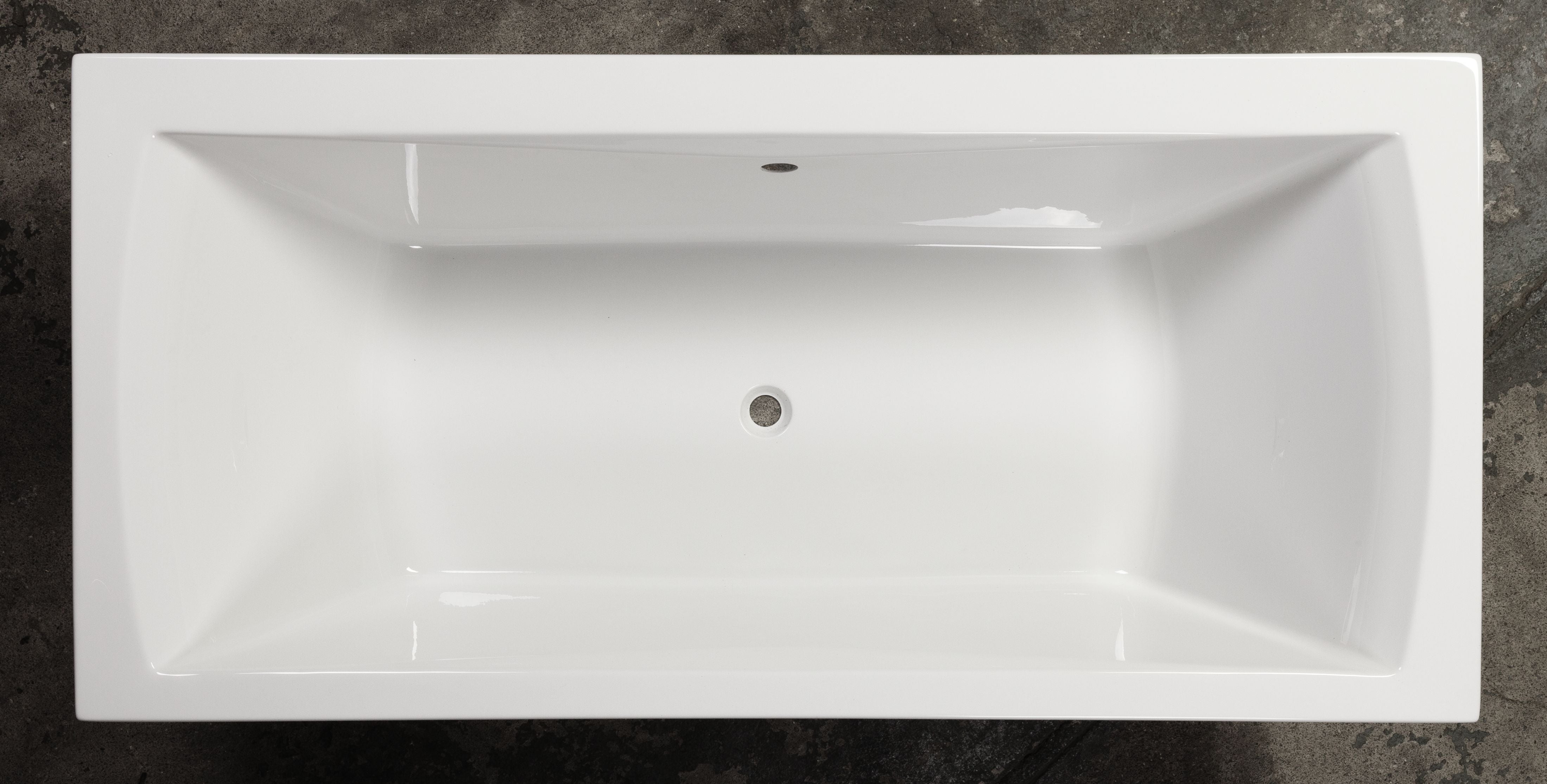 Sanotechnik ORIENT Badewanne Sanotechnik, Füllmengen 220L oder 240 L oder 315L, Körperformbadewanne, Weiß, Abfluss Mitte 