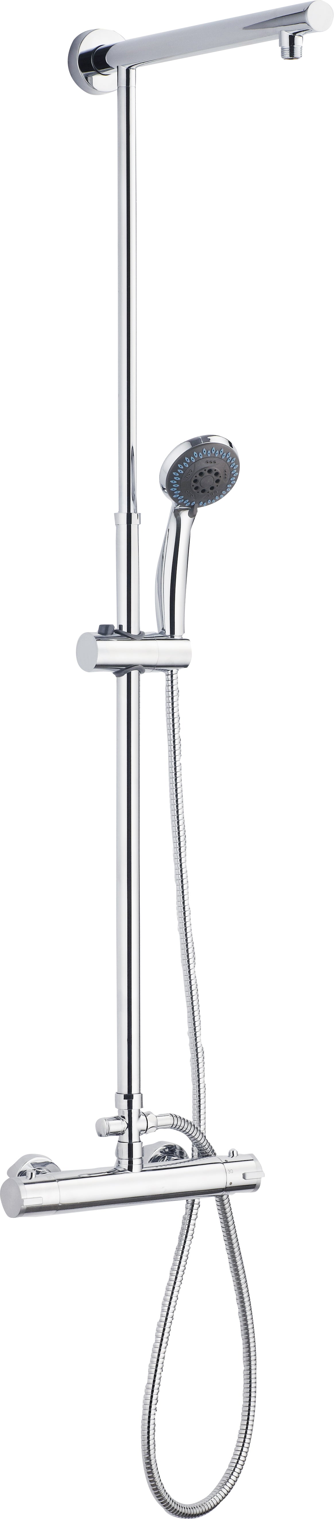 Sanotechnik Überkopfbrause Set mit Thermostatmischer in Chrom Sanotechnik