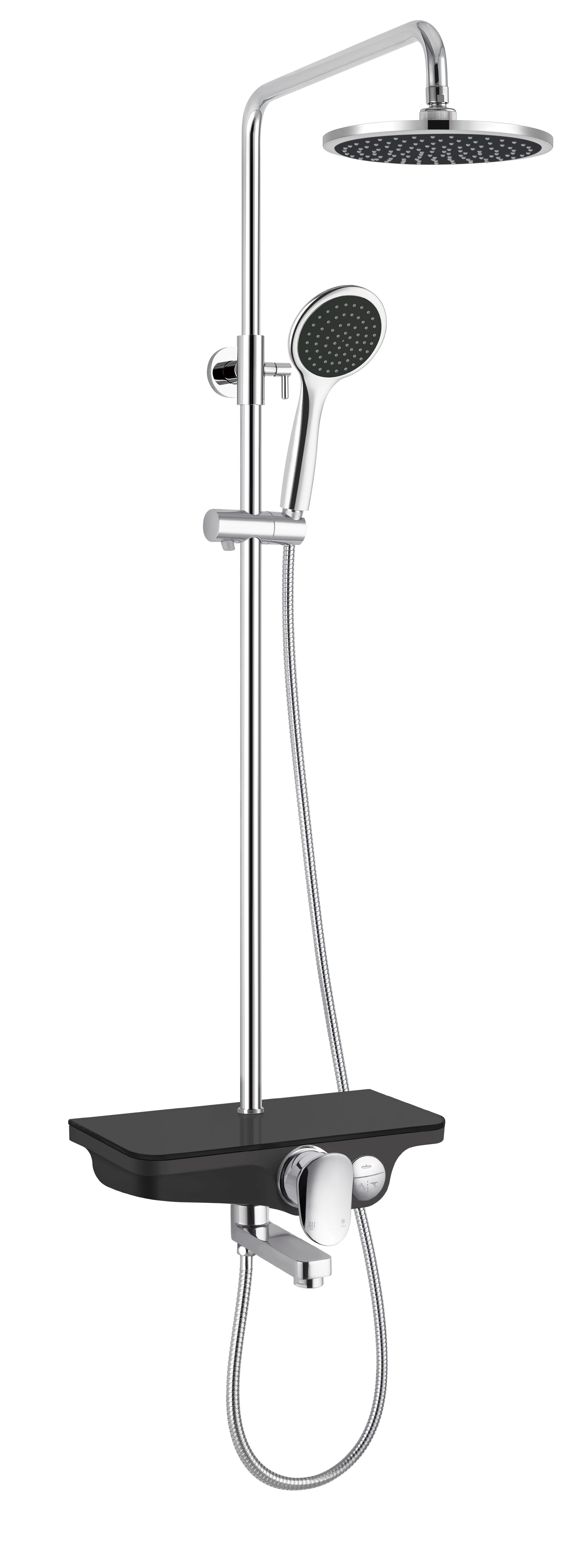 Sanotechnik Überkopfbrause-Set mit Wanneneinlauf Sanotechnik